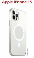 Phone Cover Swissten Clear Jelly MagStick pro Apple iPhone 15 /  transparentní - Kryt na mobil