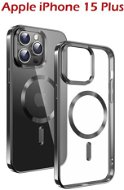 Swissten Clear Jelly MagStick Metallic für iPhone 15 Pro schwarz - Handyhülle