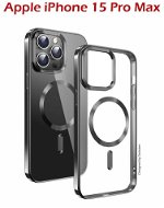 Swissten Clear Jelly MagStick Metallic für iPhone 15 Ultra schwarz - Handyhülle