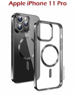 Swissten Clear Jelly MagStick Metallic na iPhone 11 Pro čierny - Kryt na mobil
