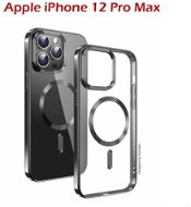 Swissten Clear Jelly MagStick Metallic pro iPhone 12 Pro Max černé - Kryt na mobil