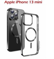 Telefon tok Swissten Clear Jelly MagStick Metallic iPhone 13 mini fekete tok - Kryt na mobil