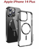 Telefon tok Swissten Clear Jelly MagStick Metallic iPhone 14 Plus fekete tok - Kryt na mobil