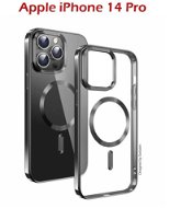 Swissten Clear Jelly MagStick Metallic für iPhone 14 Pro schwarz - Handyhülle