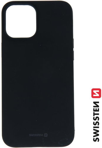 Swissten Soft Joy for Apple iPhone 12 Pro Max Black - Phone Cover - Main image