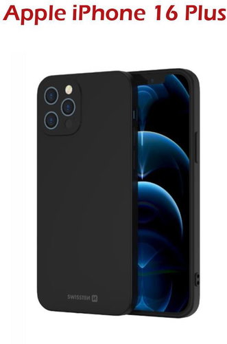 Swissten Soft Joy für Apple iPhone 16 Plus schwarz - Handyhülle - Hauptbild