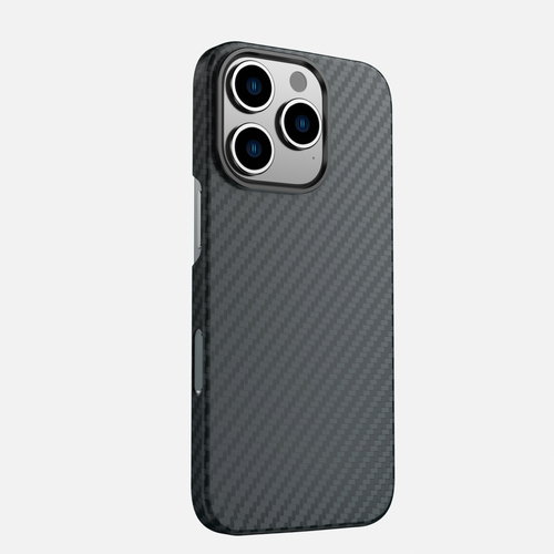 Swissten MagCarbon Pro iPhone 16 black - Phone Cover - Main image
