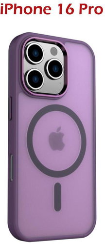 Swissten MagStick Flex for iPhone 16 Pro purple - Phone Cover - Main image