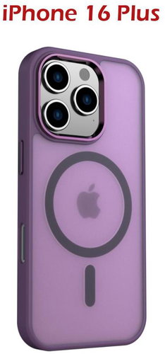 Swissten MagStick Flex for iPhone 16 Plus purple - Phone Cover - Main image