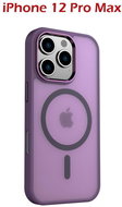 Swissten MagStick Flex for iPhone 12 Pro Max purple - Phone Cover
