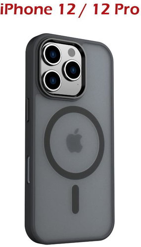 Swissten MagStick Flex for iPhone 12 / 12 Pro black - Phone Cover - Main image