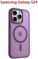 Swissten MagStick Flex for Samsung Galaxy S24 purple - Phone Cover