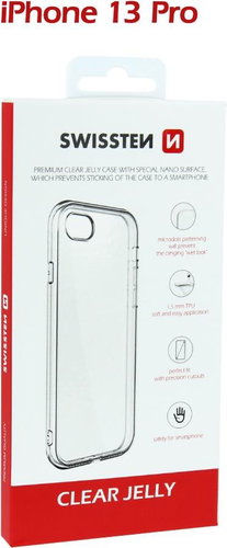 Swissten Clear Jelly for iPhone 13 Pro Transparent - Phone Cover - Main image