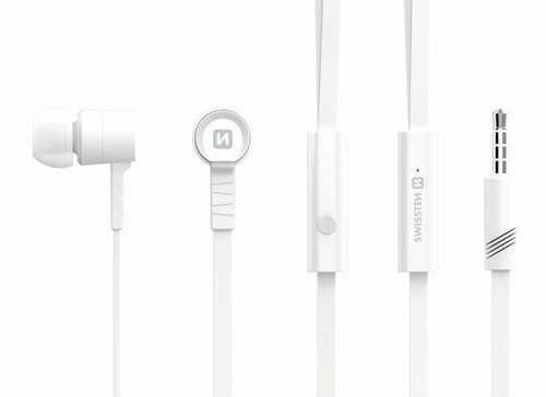 Swissten Earbuds Rainbow YS-D2 White - Headphones - Main image