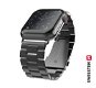 Swissten Armband für Apple Watch Metall 42-44 mm schwarz - Armband