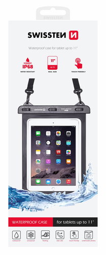 Swissten Waterproof für Tablet 10.1" schwarz - Tablet-Hülle - Hauptbild