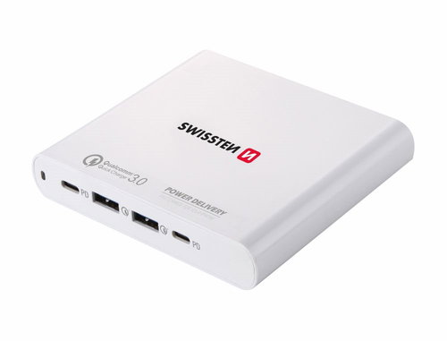 Swissten charger for laptop 87W 2xUSB 2xUSB-C - Charger - Main image