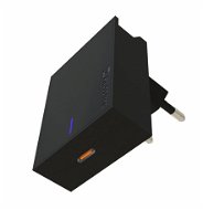 Töltő adapter Swissten USB-C töltőfej - 20W, PD, fekete - Nabíječka do sítě