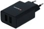 Nabíjačka do siete Swissten sieťový adaptér SMART IC 2.1A + kábel USB-C 1,2 m čierny - Nabíječka do sítě