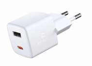 Swissten mini síťový adaptěr GaN 1x USB-C + 1x USB 30W Power Delivery - Nabíječka do sítě