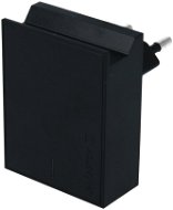 Töltő adapter Swissten USB-C SMART IC 2 x USB töltőfej - 3A, fekete - Nabíječka do sítě