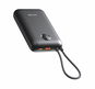 Swissten Voltbox 35W 20000 mAh s integrovanými kabely USB-C a Lightning černá - Powerbanka