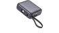 Powerbanka Swissten 10000 mAh s integrovanými kabely USB-C a Lightning vesmírně stříbrná - Powerbanka