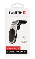 Swissten EASY MOUNT telefontartó szellőzőrácsba, fekete - Telefontartó