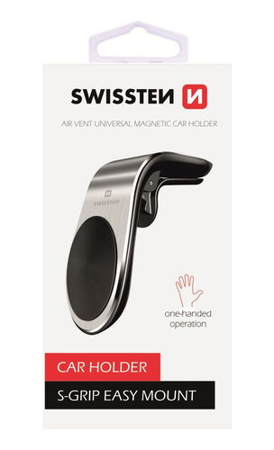 Swissten EASY MOUNT držák do ventilace černý - Držák na mobil - Hlavní obrázek