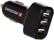 Swissten adaptér do auta 3xUSB 5,2A - Nabíječka do auta
