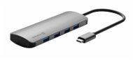 Swissten USB-C HUB 4-IN-1 (4x USB 3.0) alumínium - USB Hub