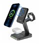 Swissten MagStick Wireless Charger 3in1 22.5W (MagSafe compatible) black - Charging Stand