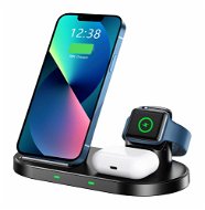 Swissten Wireless Charger 3in1 stand black - Charging Stand
