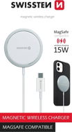 Swissten MagStick wireless töltő Apple iPhone készülékhez (MagSafe kompatibilis) - MagSafe vezeték nélküli töltő