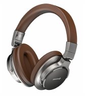 Swissten Jumbo Bluetooth Sztereó fejhallgató - ezüst/barna - Vezeték nélküli fül-/fejhallgató