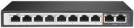 EXTRALINK PoE Switch 8× gigabit PoE/PoE+, 2× RJ45 uplink gigabit, 96 W Perses - Switch