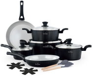 Swiss Haus 14-piece cookware set, Sapphire Black - Cookware Set
