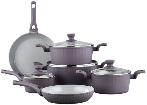 Swiss Haus 14-piece Sapphire purple cookware set - Cookware Set - Main image