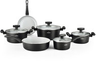 Swiss Haus 10-piece cookware set, Sapphire black - Cookware Set