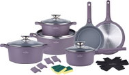 Swiss Haus 19-piece Sapphire purple cookware set - Cookware Set