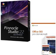 Pinnacle Studio 22 Ultimate + Microsoft Office 365 for Home - Video Editing Program