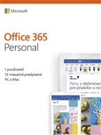Microsoft Office 365 Personal SK (BOX) - Office Software