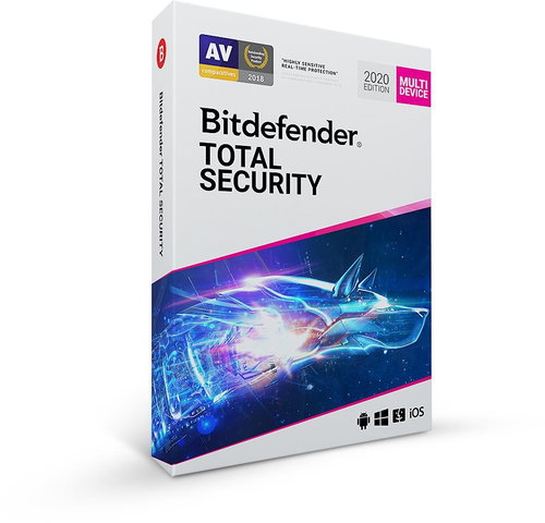 Bitdefender Total Security for 10 Devices for 1 Year (BOX) - Antivirus - Main image