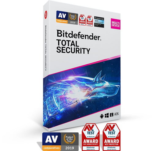 Bitdefender Total Security 1 Month Subscription (Electronic Licence) - Internet Security - Main image