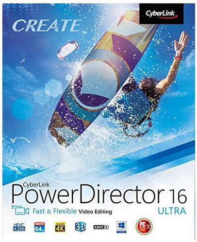 CyberLink PowerDirector 16 Ultra (Electronic Licence) - Video Software - Main image