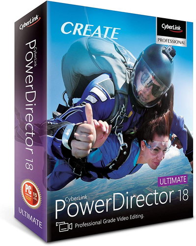 CyberLink PowerDirector 18 Ultimate (Electronic Licence) - Video Software - Main image