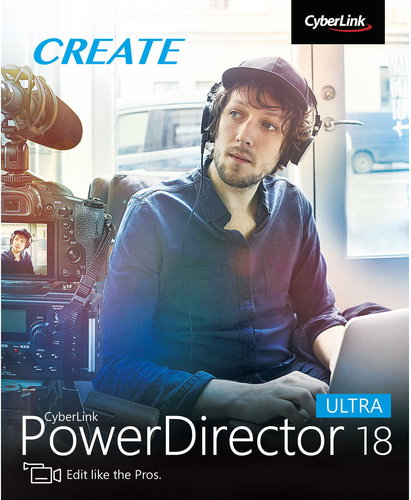 CyberLink PowerDirector 18 Ultra (Electronic Licence) - Video Software - Main image