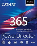 CyberLink PowerDirector 365 für 12 Monate (elektronische Lizenz) - Video-Software