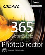 CyberLink PhotoDirector 365 for 12 Months (Electronic License) - Office Software