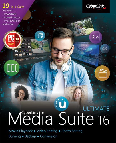 Cyberlink Media Suite 16 Ultimate (Electronic License) - Office Software - Main image